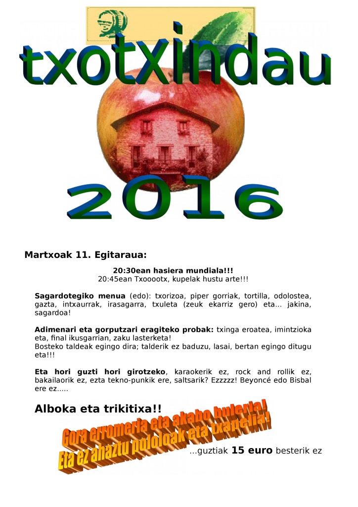 Txotxkartela2016