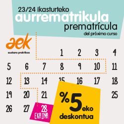 23-24 Ikastureko aurrematrikula