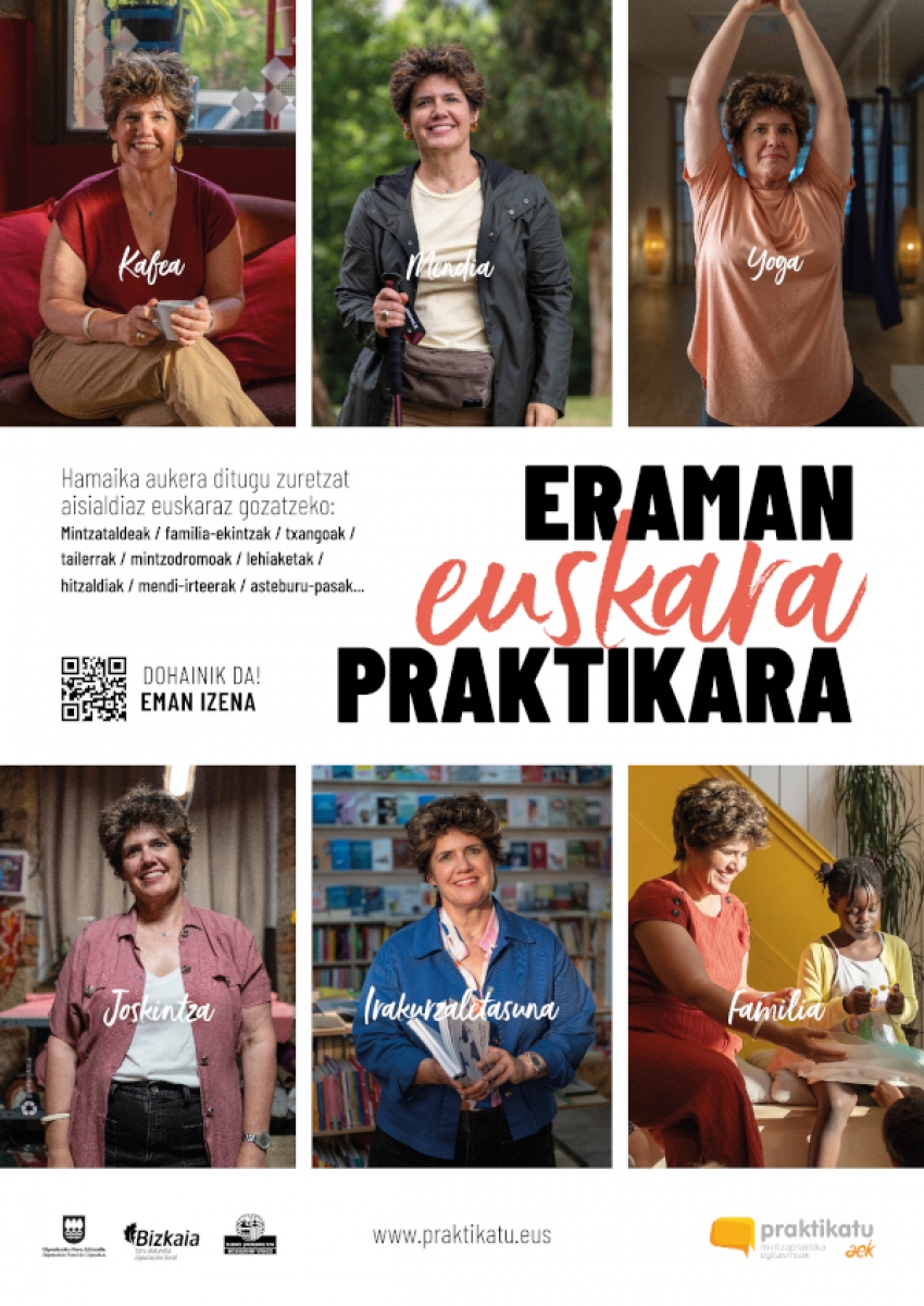 Eraman euskara praktikara kanpaina abiatu du AEKk