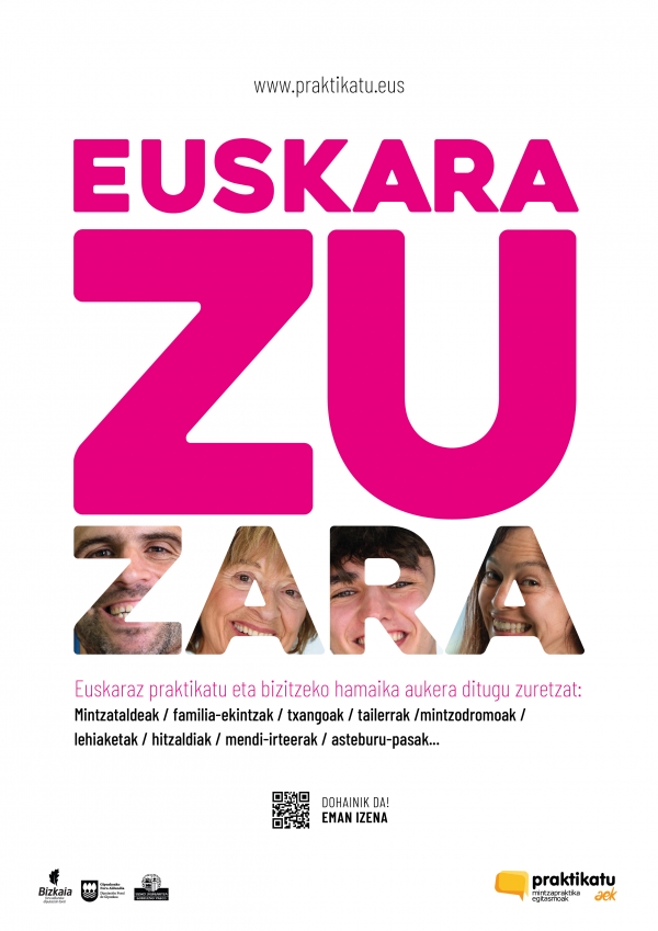 Euskara ZU zara! Gurekin euskara praktikatu nahi?