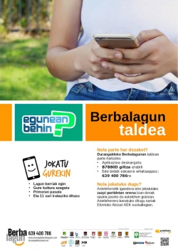 Egunean Behin app-a mintzapraktika taldeetan