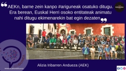 AEK-ko euskaltegiak ere, ARIGUNE!