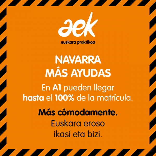 ( NAVARRA) Ayudas para el nuevo curso: un 60% más en ayudas para las personas que aprenden euskera