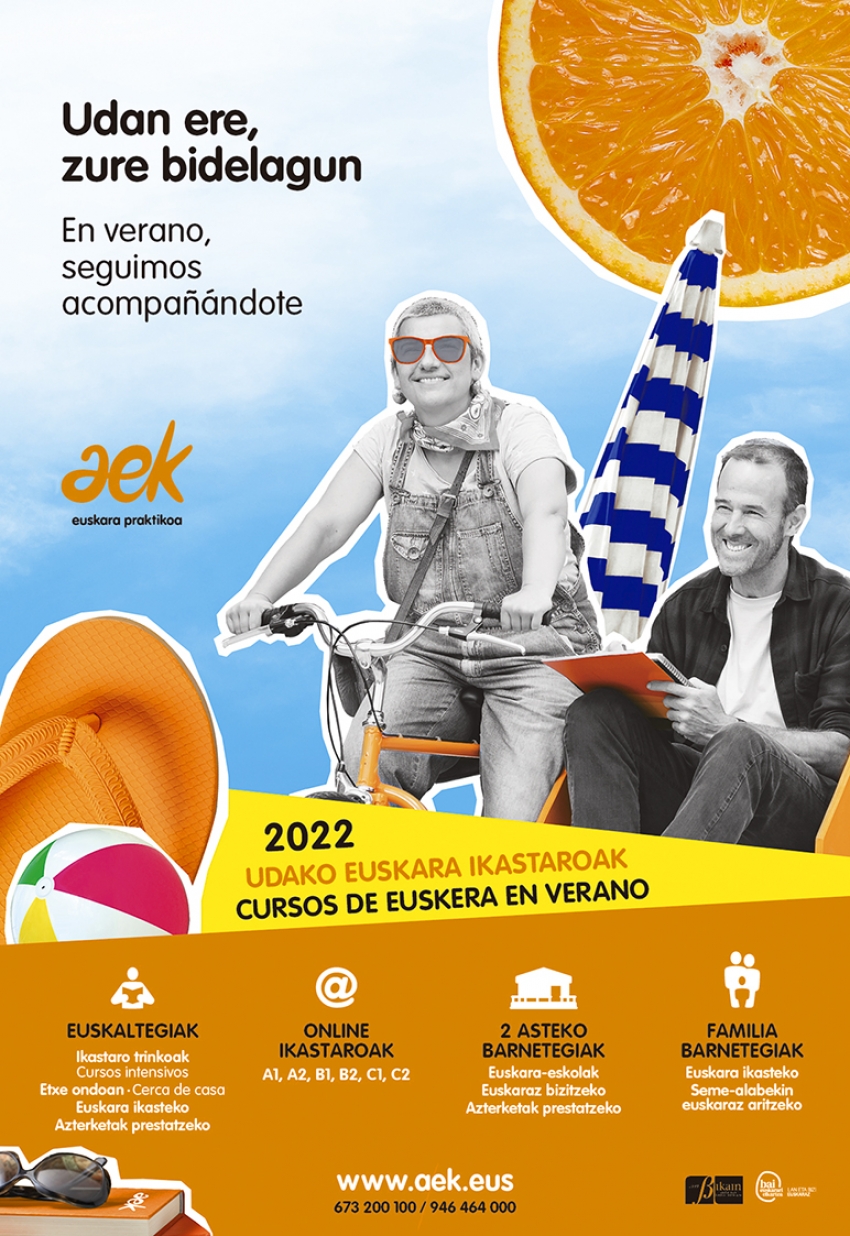 Cursos intensivos de verano (Hego Euskal Herria)