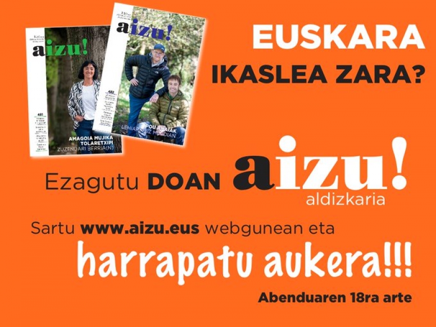 Ezagutu doan AIZU! aldizkaria