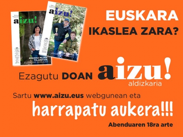 Ezagutu doan AIZU! aldizkaria
