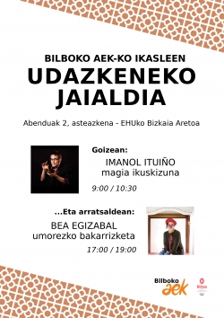 Bilboko AEK-ko ikasleen jaia, asteazkenean!